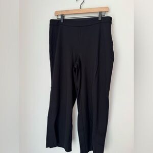 Chico’s Black Pull On Side Zipper Ankle Pants - Size 12